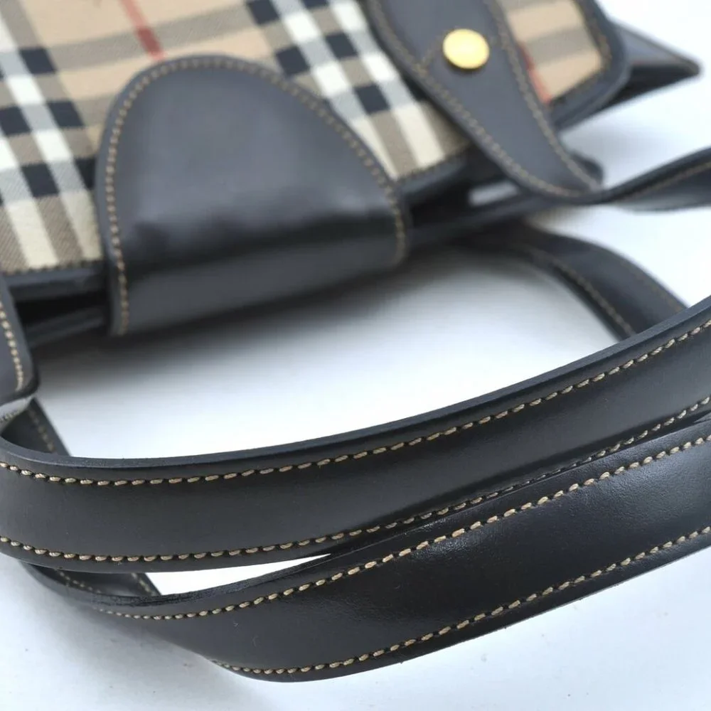 Authentic Burberrys Nova Check Shoulder Hand Bag